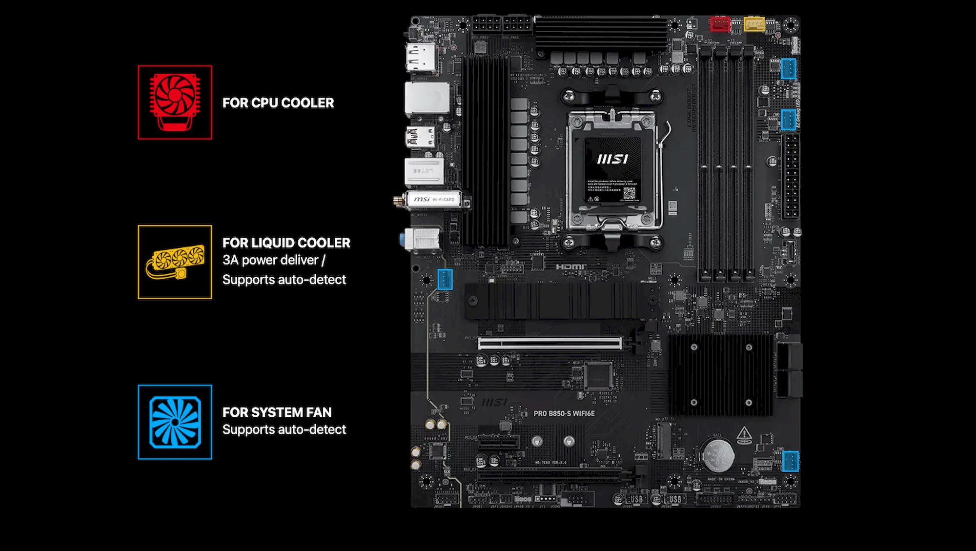 MSI PRO B850-S WIFI6E