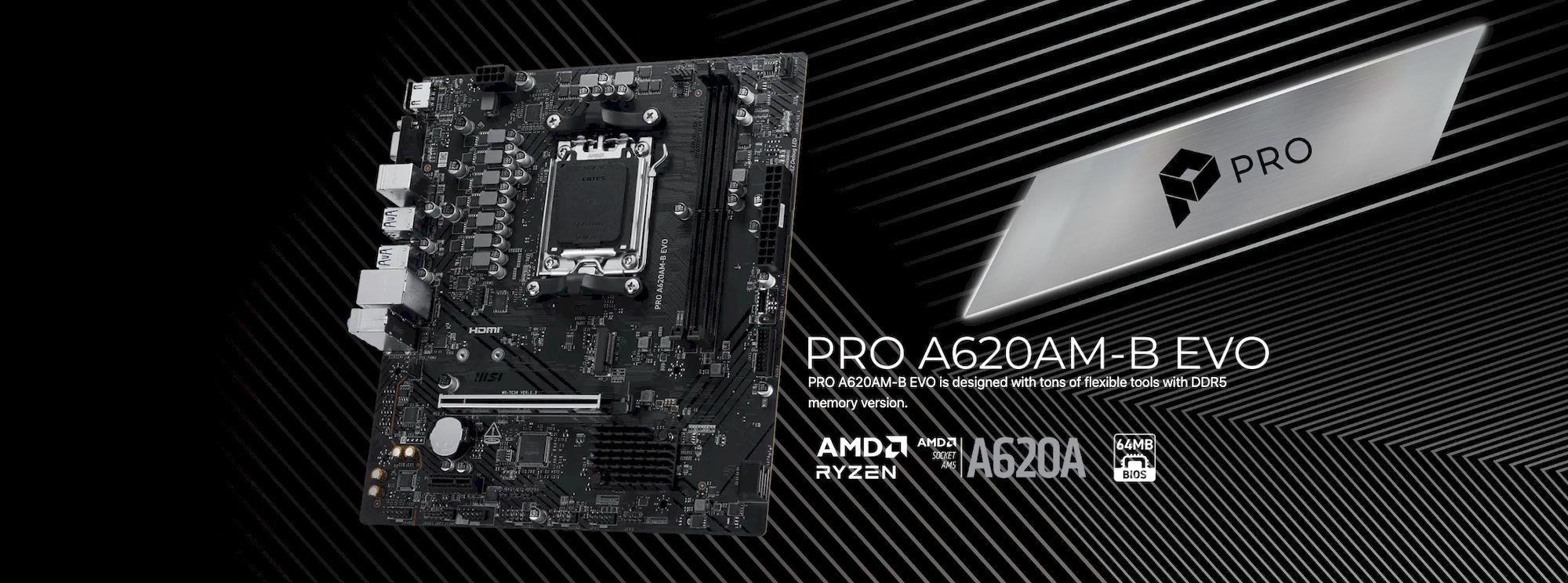 MSI PRO A620AM-B EVO