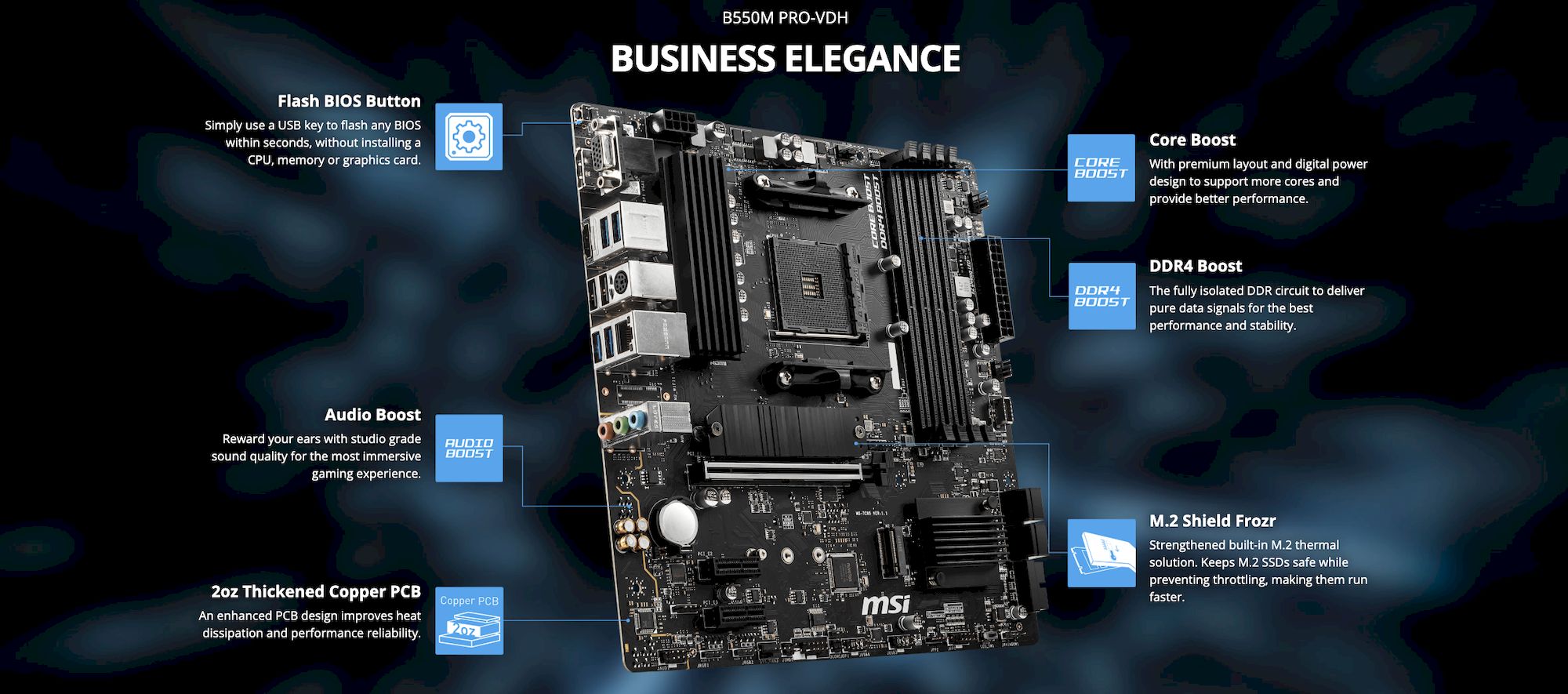 MSI B550M PRO-VDH