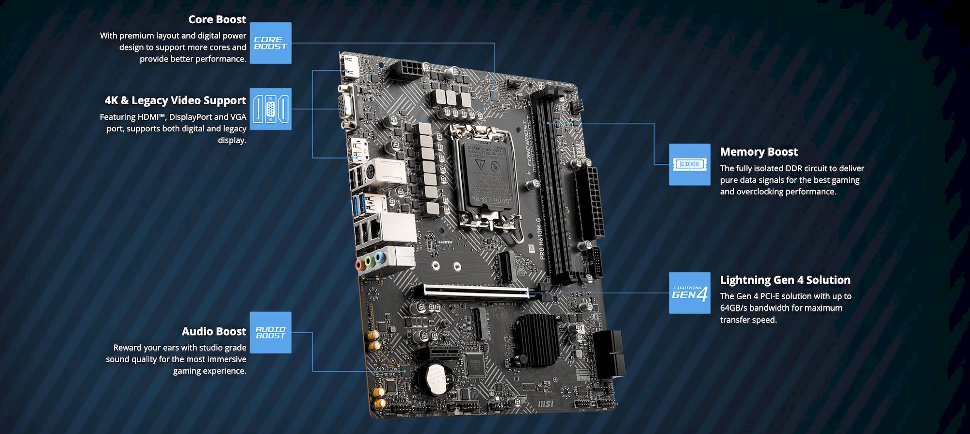 MSI PRO H610M-G