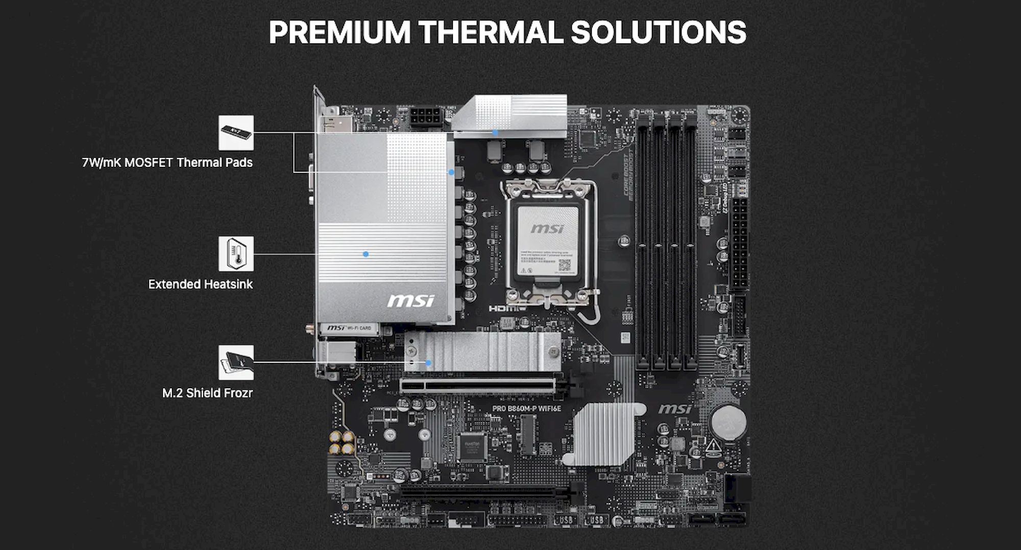 MSI PRO B860M-P WIFI6E