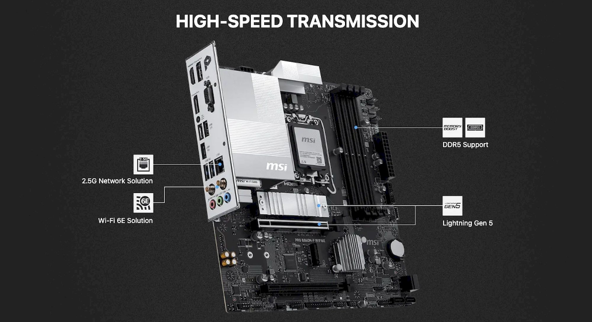 MSI PRO B860M-P WIFI6E