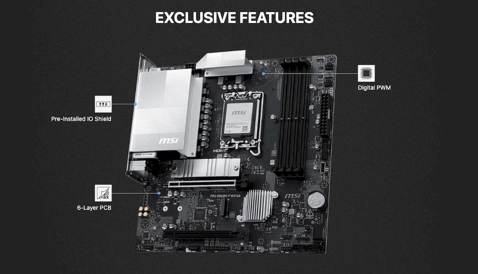 MSI PRO B860M-P WIFI6E