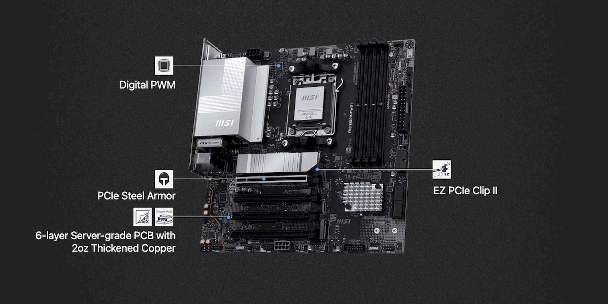 MSI PRO B850M-P WIFI