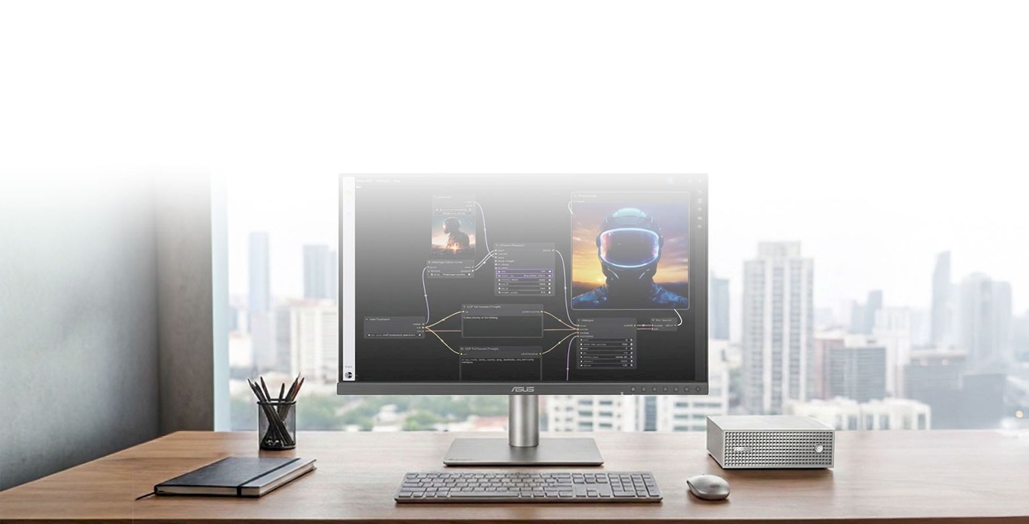 ASUS ProArt GR1X (90MS03L1-M00280) NVIDIA RTX Spark N1X stříbrný