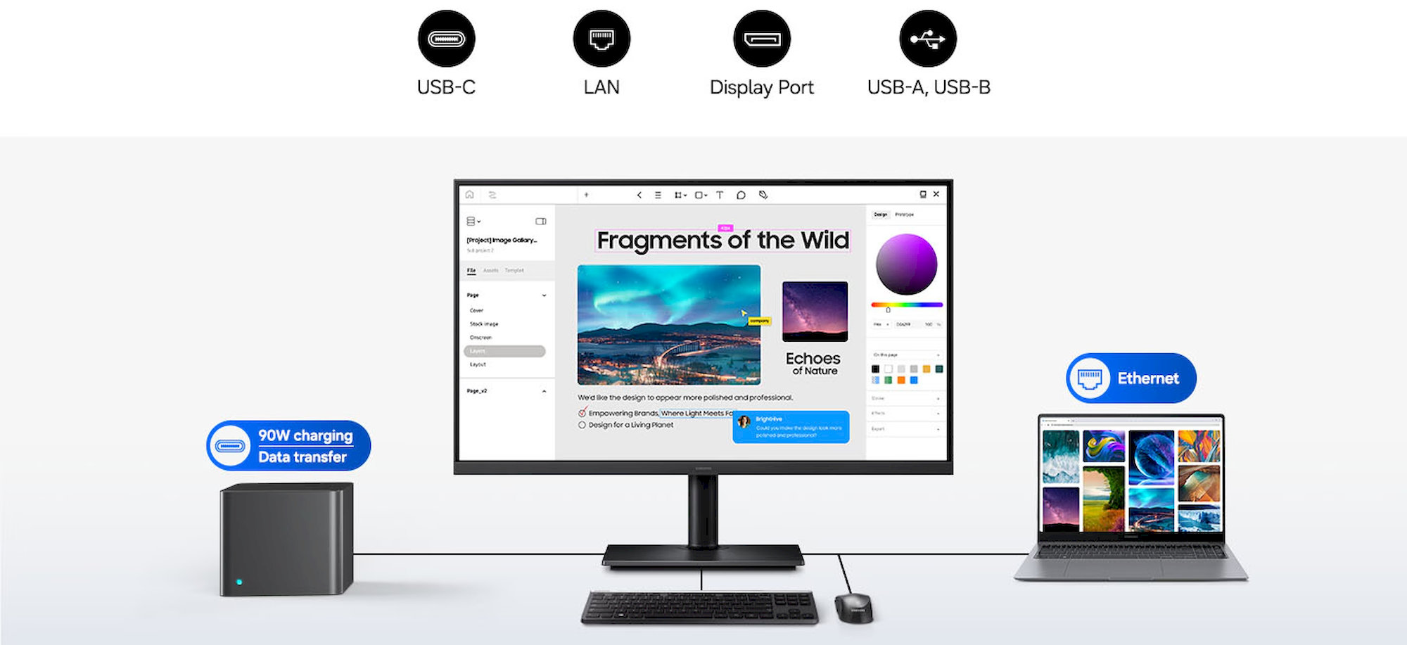 Samsung ViewFinity S8 (S80UH) monitor 32"