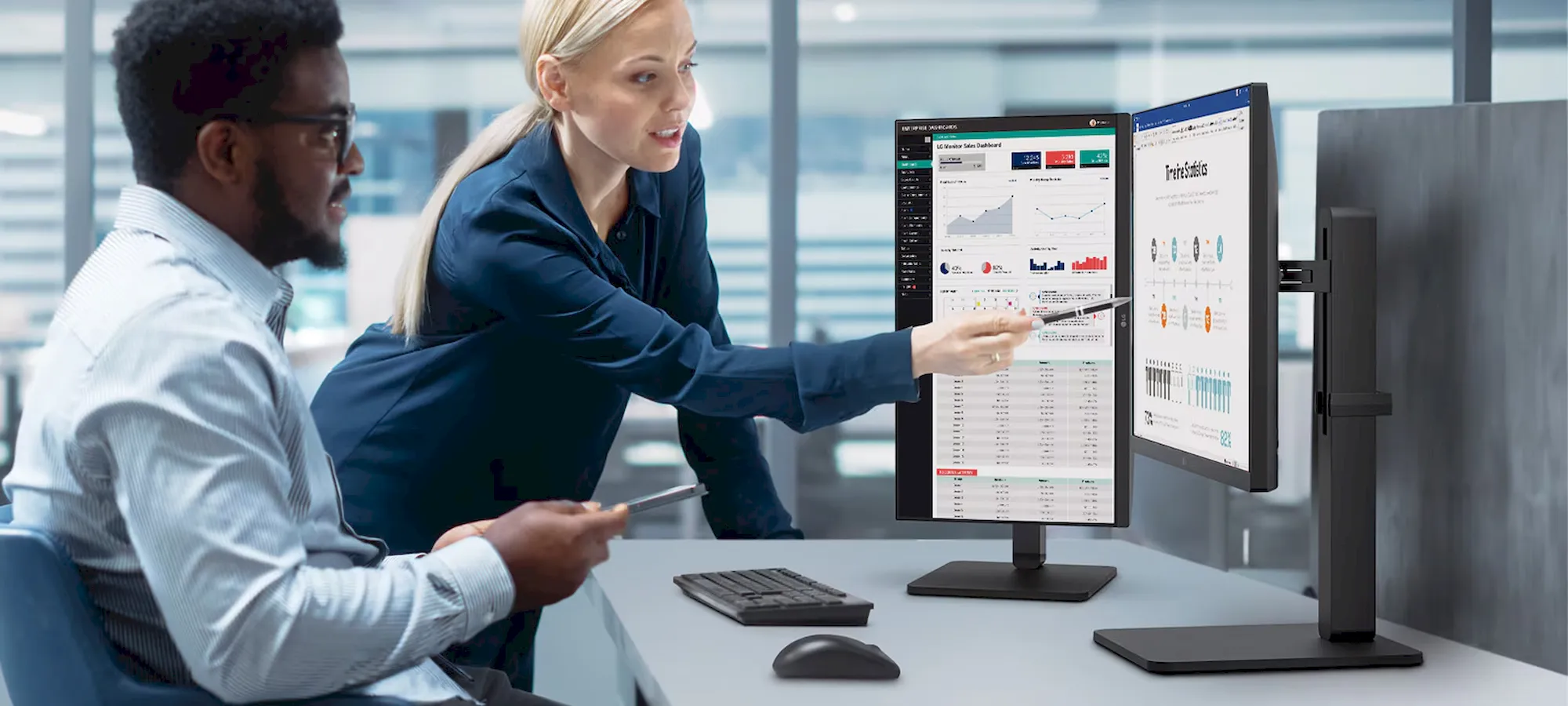 LG 24BA450-B monitor 24"