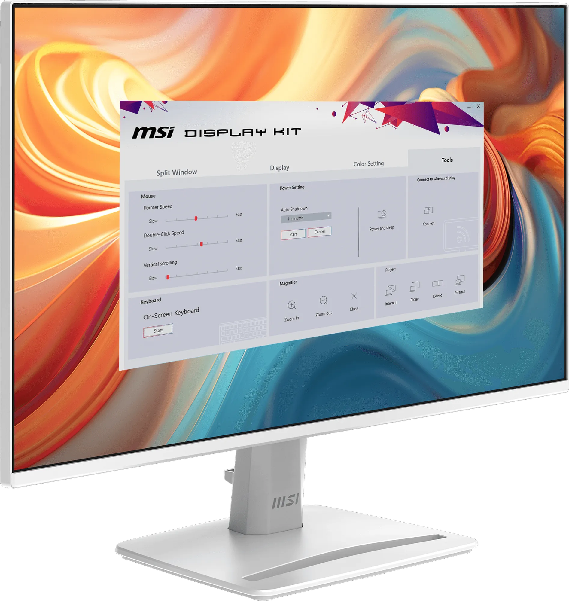 MSI PRO MP243W E14 monitor 24"
