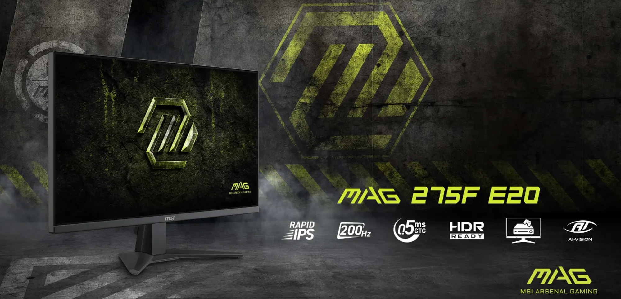 MSI MAG 275F E20 herní monitor 27"