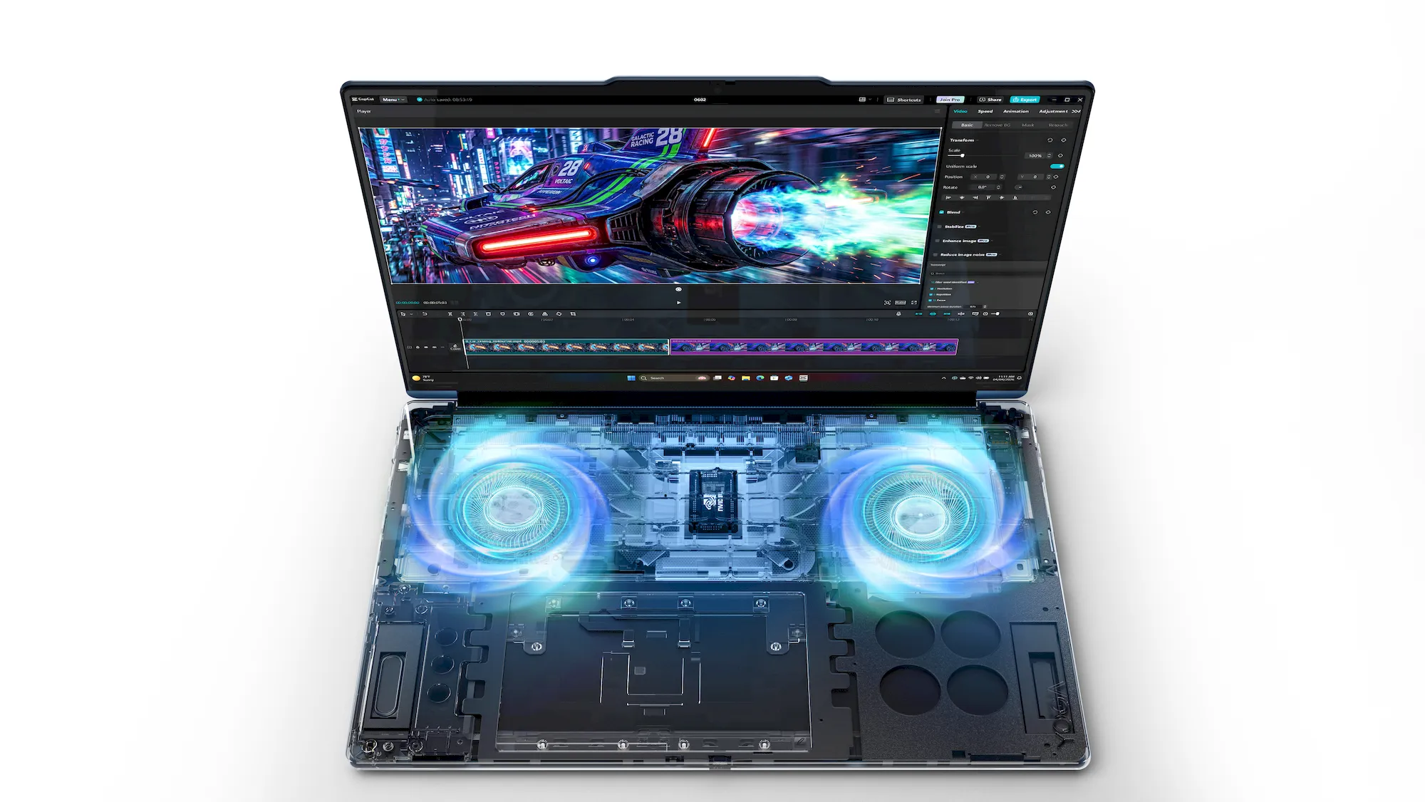 Lenovo Yoga 9 16N1X11 (83N70013CK) NVIDIA RTX Spark N1X modrý