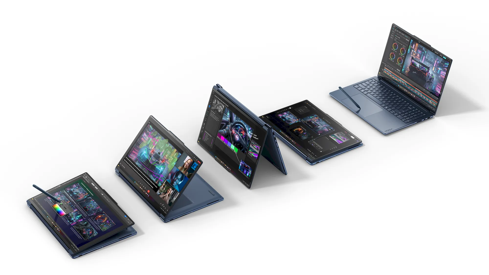 Lenovo Yoga 9 16N1X11 (83N70013CK) NVIDIA RTX Spark N1X modrý
