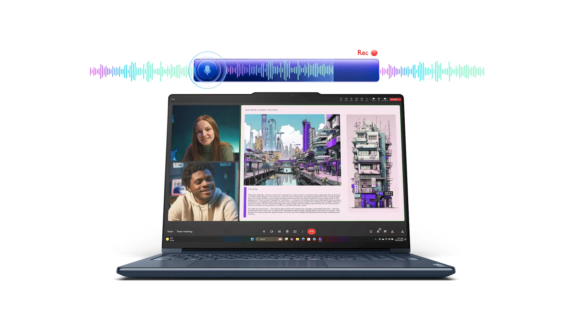 Lenovo Yoga 9 16N1X11 (83N70013CK) NVIDIA RTX Spark N1X modrý