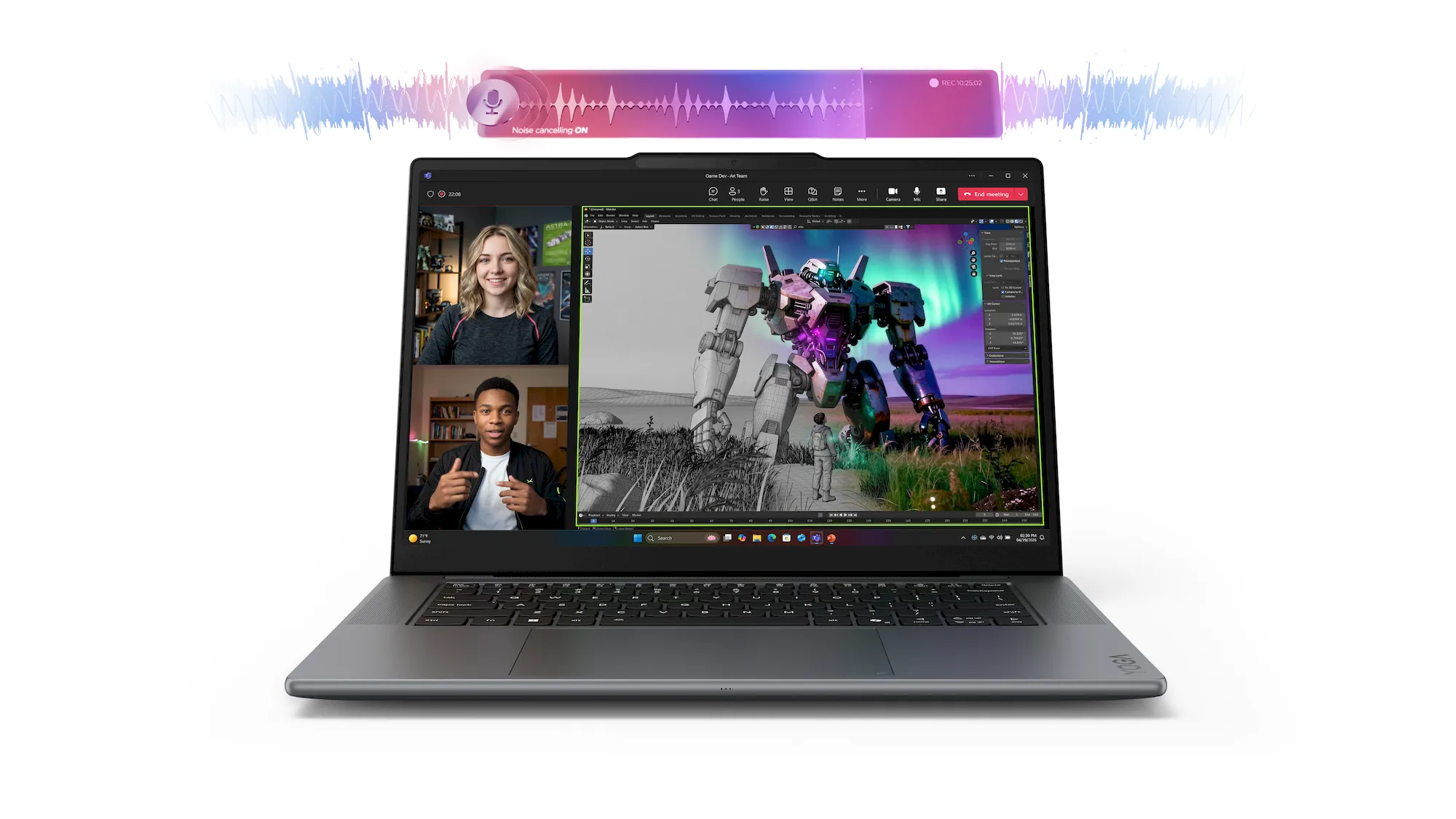 Lenovo Yoga Pro 9 15N1X11 (83SR001QCK) NVIDIA RTX Spark N1X šedý