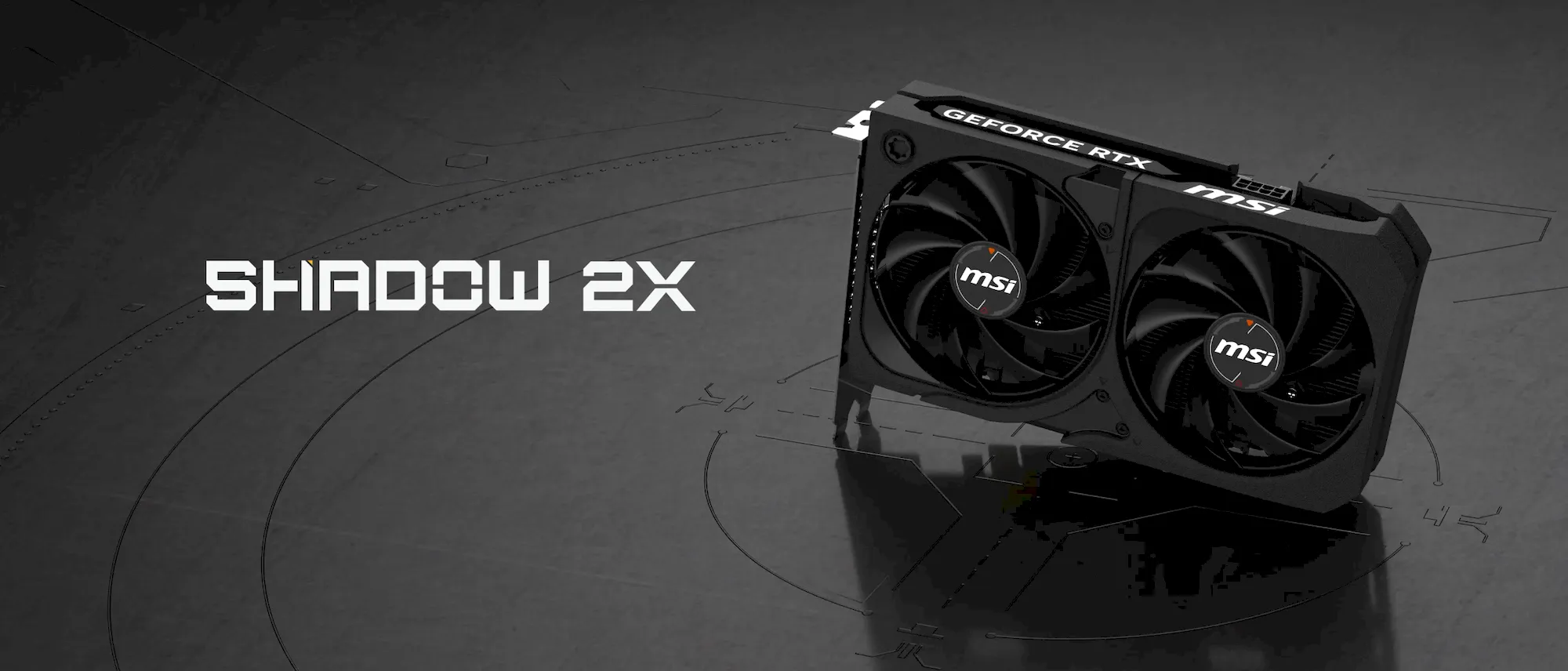 MSI NVIDIA GeForce RTX 5050 8G SHADOW 2X OC 8GB GDDR7