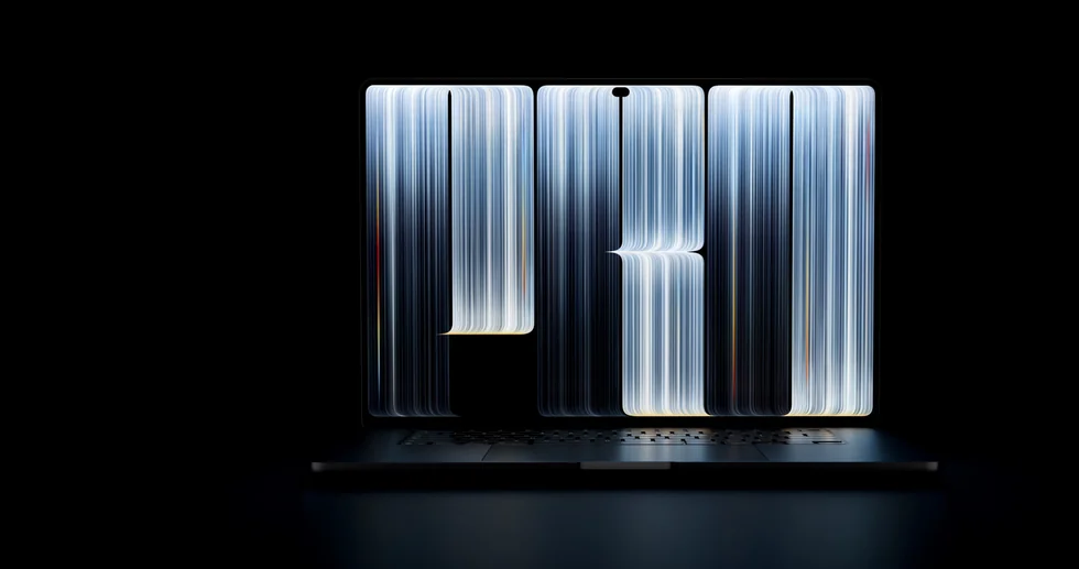 MacBook Pro s PROLED XDR displejem zepředu