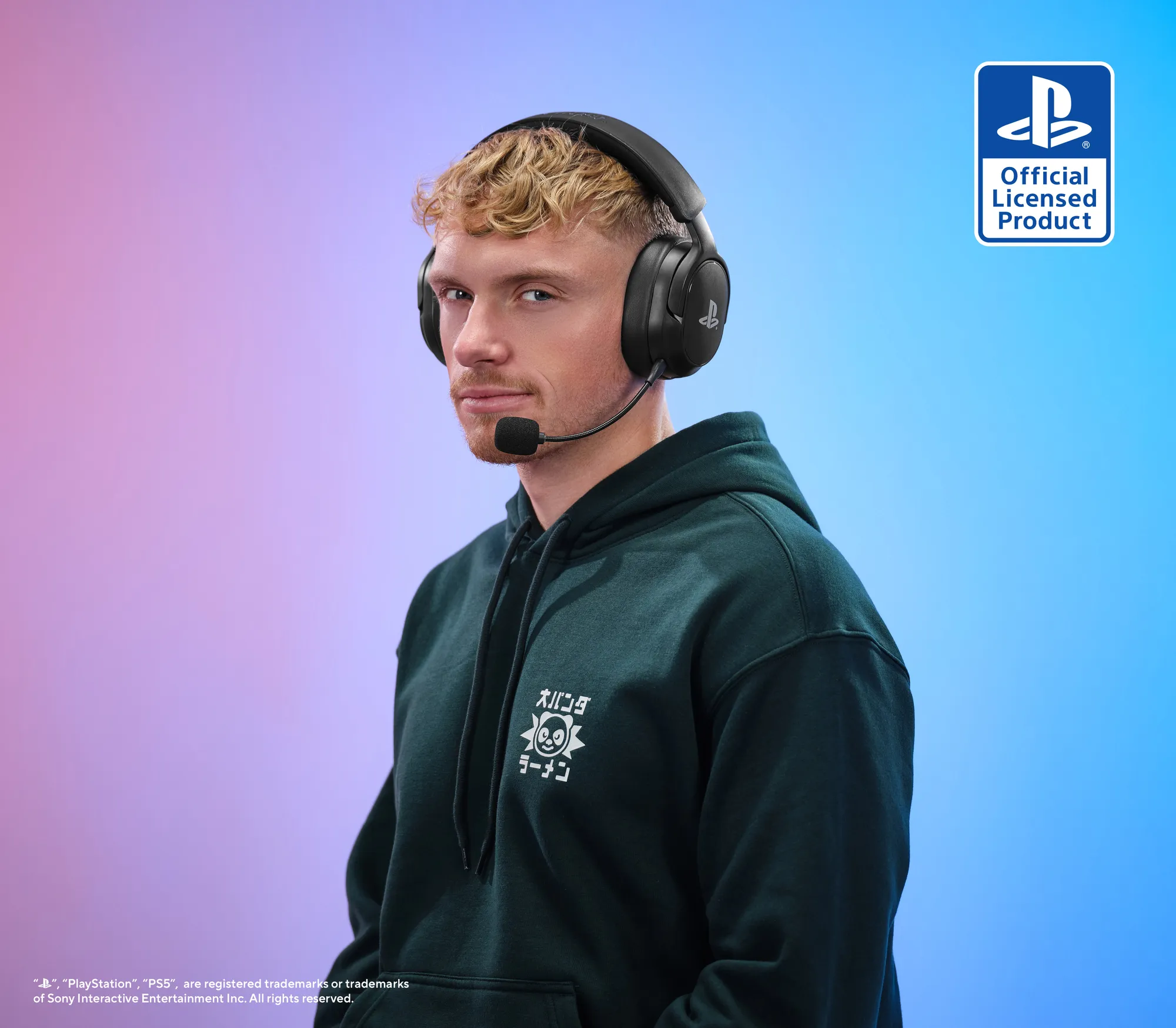 Trust GXT499 Forta bezdrôtová PS5 slúchadlá čierna
