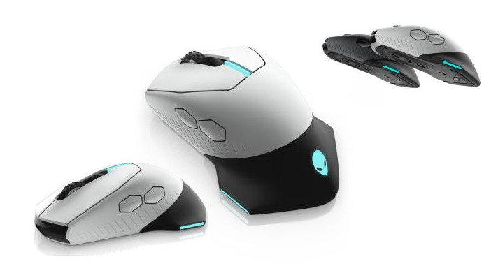 Dell Alienware AW610M (545-BBCN) bezdrátová myš bílá