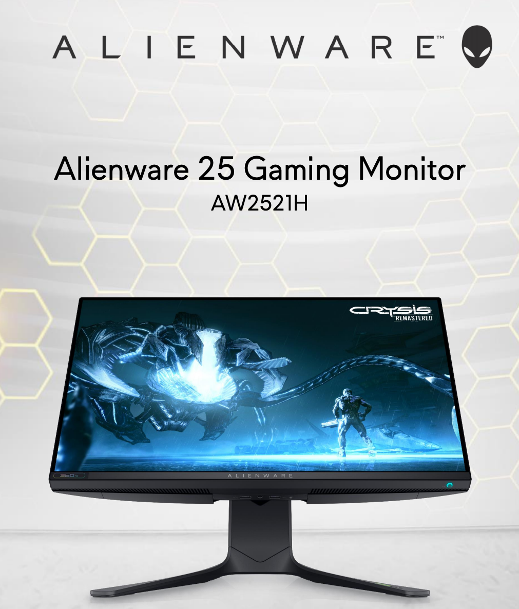 Dell Alienware 25 AW2521H 360 Hz herní monitor