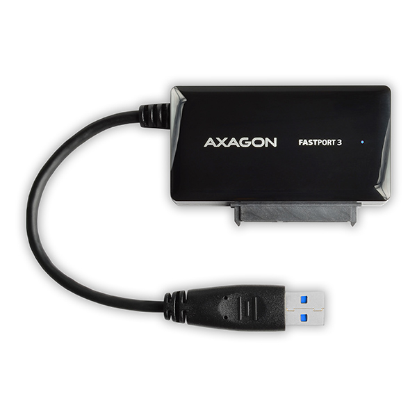 AXAGON ADSA-FP3 – pohled na adaptér s označením FASTPORT 3
