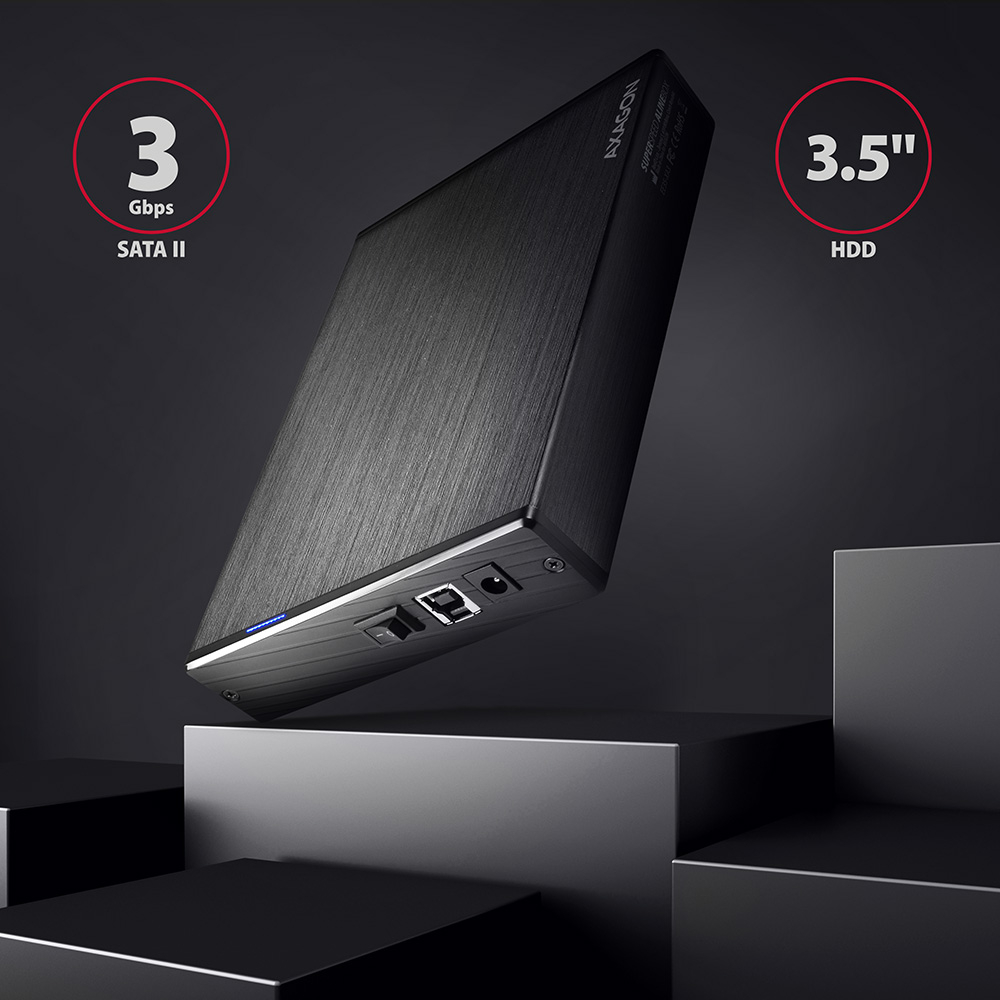 AXAGON EE35-XA3 – externí box pro 3.5palcové SATA disky