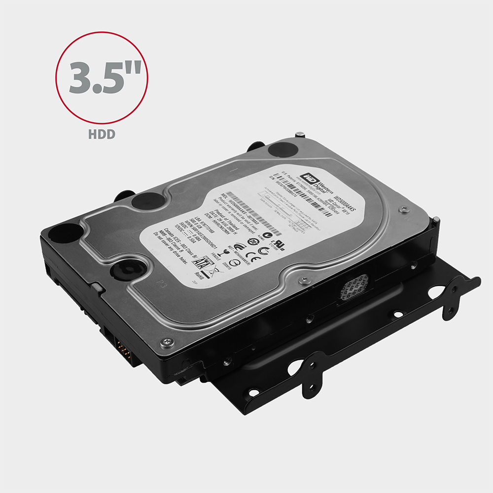 Montáž 3.5” pevného disku do rámečku AXAGON RHD-435